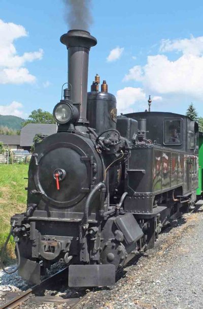 Dampflok S12 der Salzkammergut-Lokaleisenbahn (SKGLB)